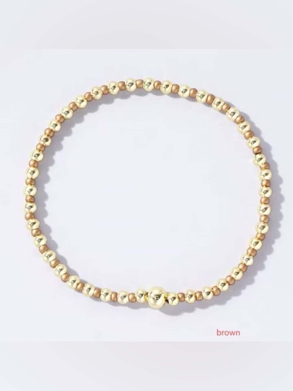 JOSSLYN by Wall to Wall Stackable Brown Boho Bracelet